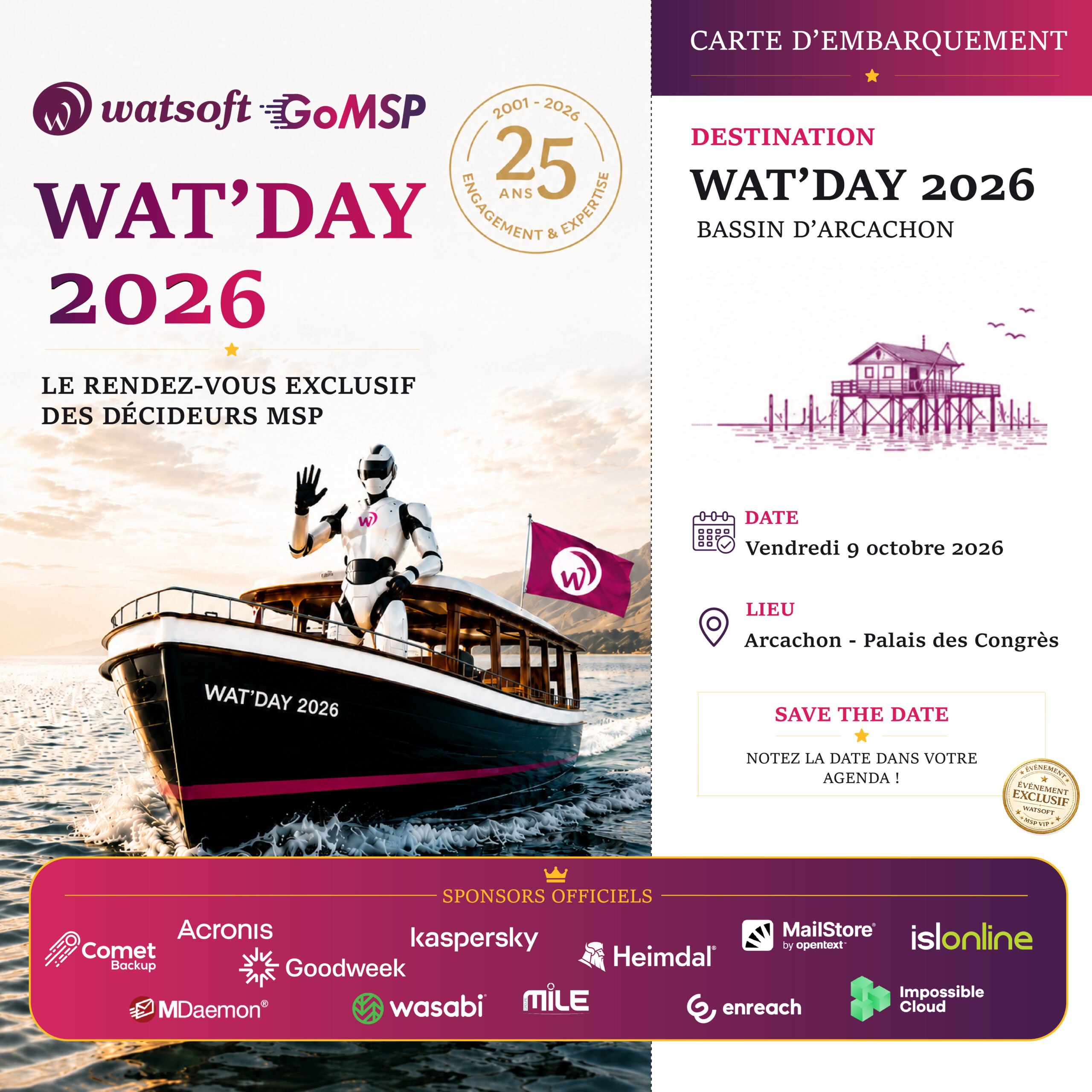 Wat'Day 2026 — événement Watsoft pour les dirigeants et décideurs MSP